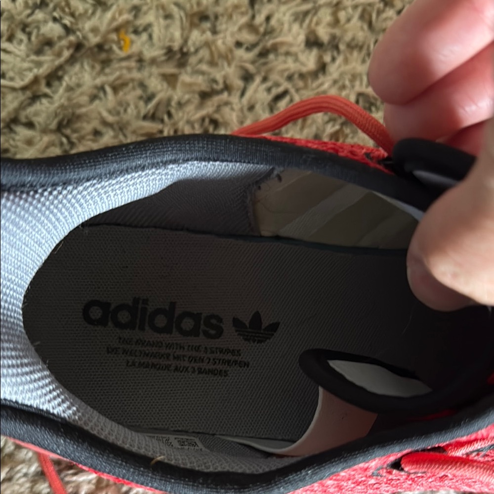 Adidas Men’s Red Sneakers - Picture 3 of 5